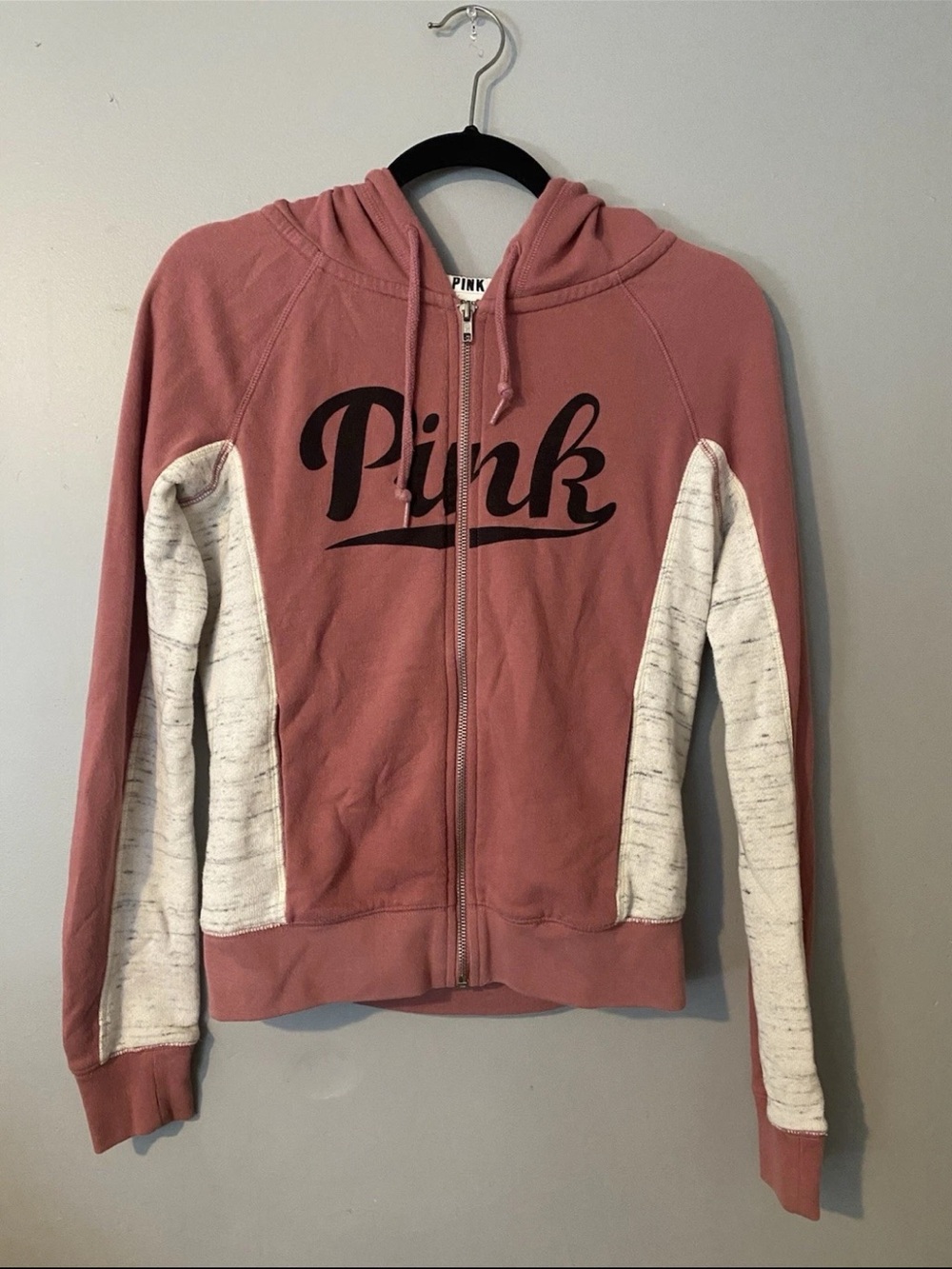 Victoria's Secret PINK Dusty Rose Zip Hoodie